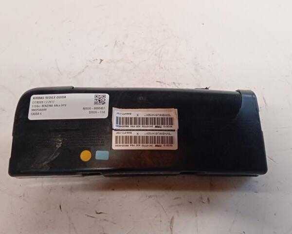 AIRBAG SEDILE GUIDA CITROEN C3 2012 9802546080