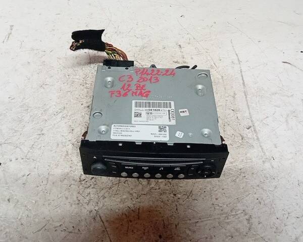 AUTORADIO PER CITROEN C3 Serie 98041626 (09>15)