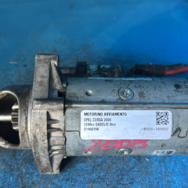 MOTORINO D' AVVIAMENTO PER OPEL Corsa D 5P 1° Serie G196039A diesel 1248 (06>)