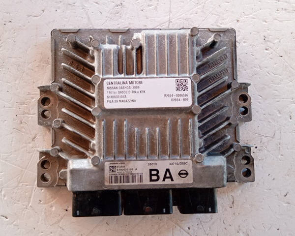 CENTRALINA MOTORE PER NISSAN Qashqai 1° Serie S180033107A K9K diesel 1461 (06>0