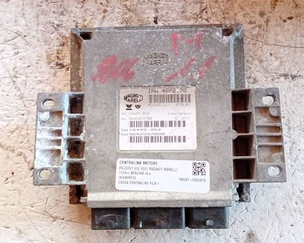 CENTRALINA MOTORE PER PEUGEOT 206 1° Serie IAW48P270 benzina 1124 (98>03)