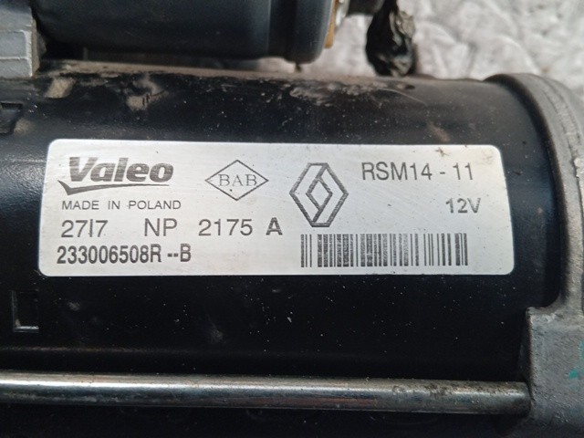 MOTORINO D' AVVIAMENTO PER RENAULT Clio Serie IV 233006508R K9K E6 diesel 1461 - immagine 6