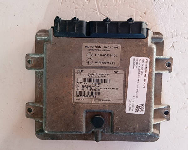 CENTRALINA METANO PER FIAT Panda 2° Serie 51822896 188A4000 bifuel/metano 1242