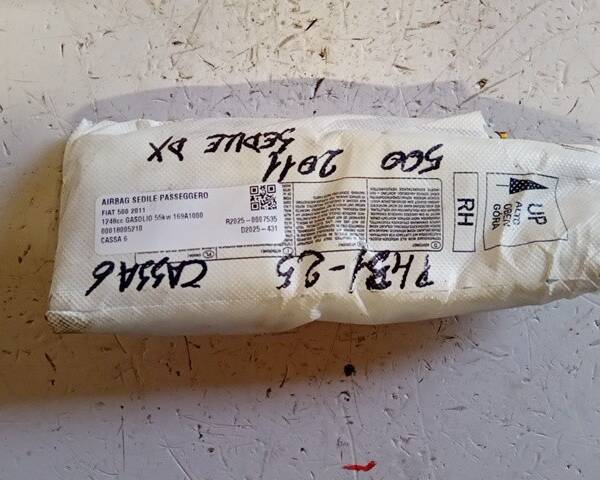 AIRBAG SEDILE DESTRO PER FIAT 500 Serie 00018005210 (07>14)