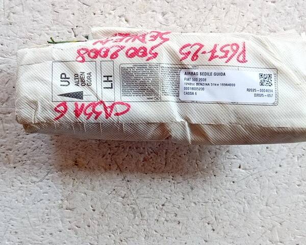 AIRBAG SEDILE SINISTRO PER FIAT 500 Serie 00018005230 (07>14)
