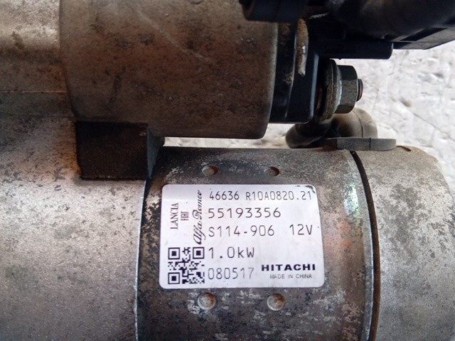 MOTORINO D' AVVIAMENTO PER FIAT Bravo 2° Serie 55193356 192B2000 benzina 1368 - immagine 6